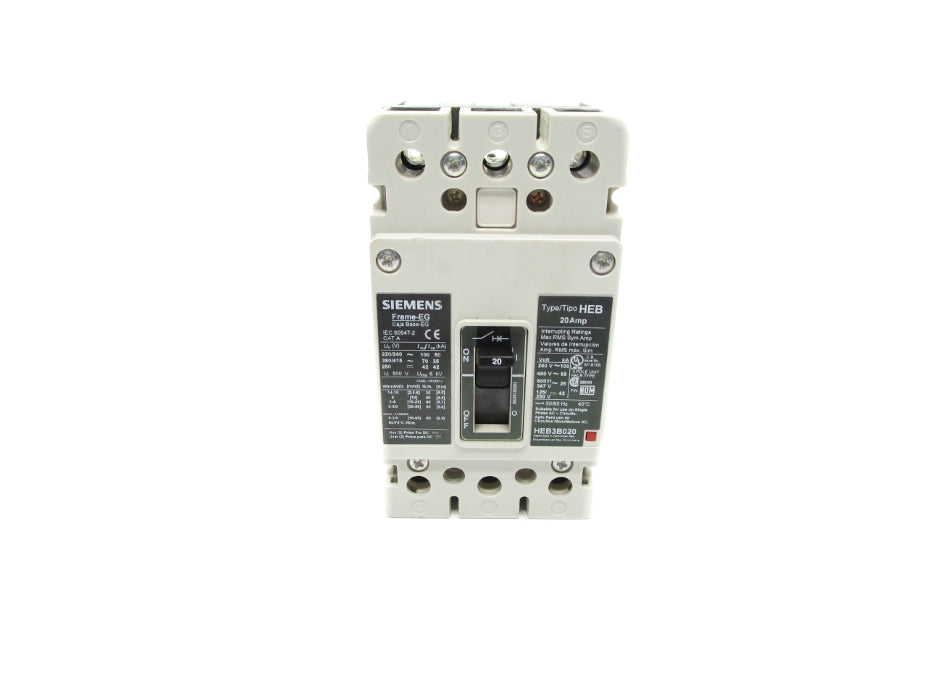 SIEMENS HEB3B020 20A 500V NSNP