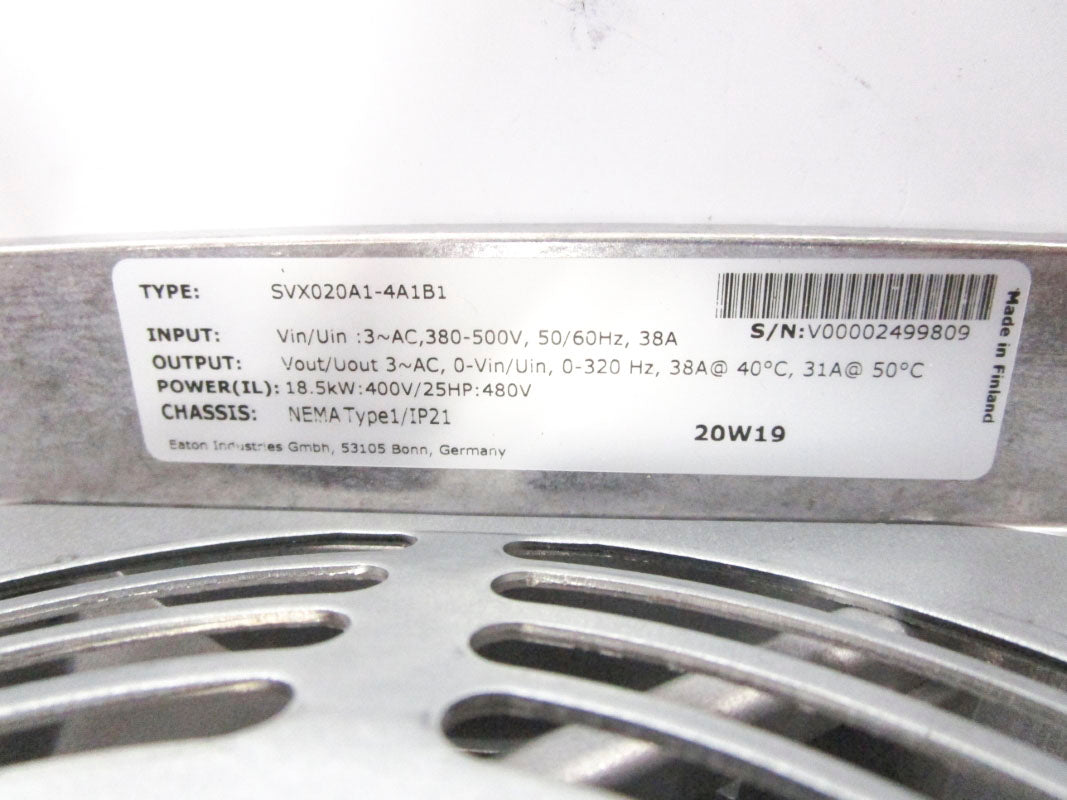 EATON SVX020A1-4A1B1 380-500VAC 38A NSMP