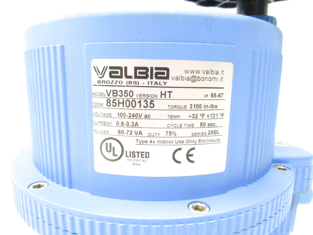 VALBIA VB350-HT 85H00135 100-240VAC 0.6-0.3A 50S 131'F NSNP