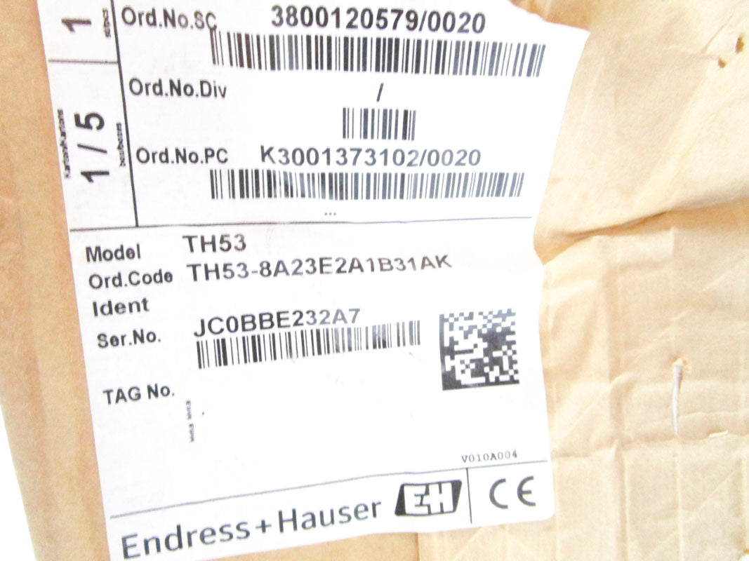 ENDRESS+HAUSER TH53-8A23E2A1B31AK -40/130'C 18" NSMP