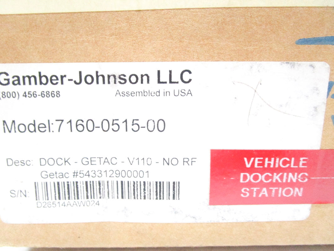GAMBER JOHNSON 7160-0515-00 NSMP