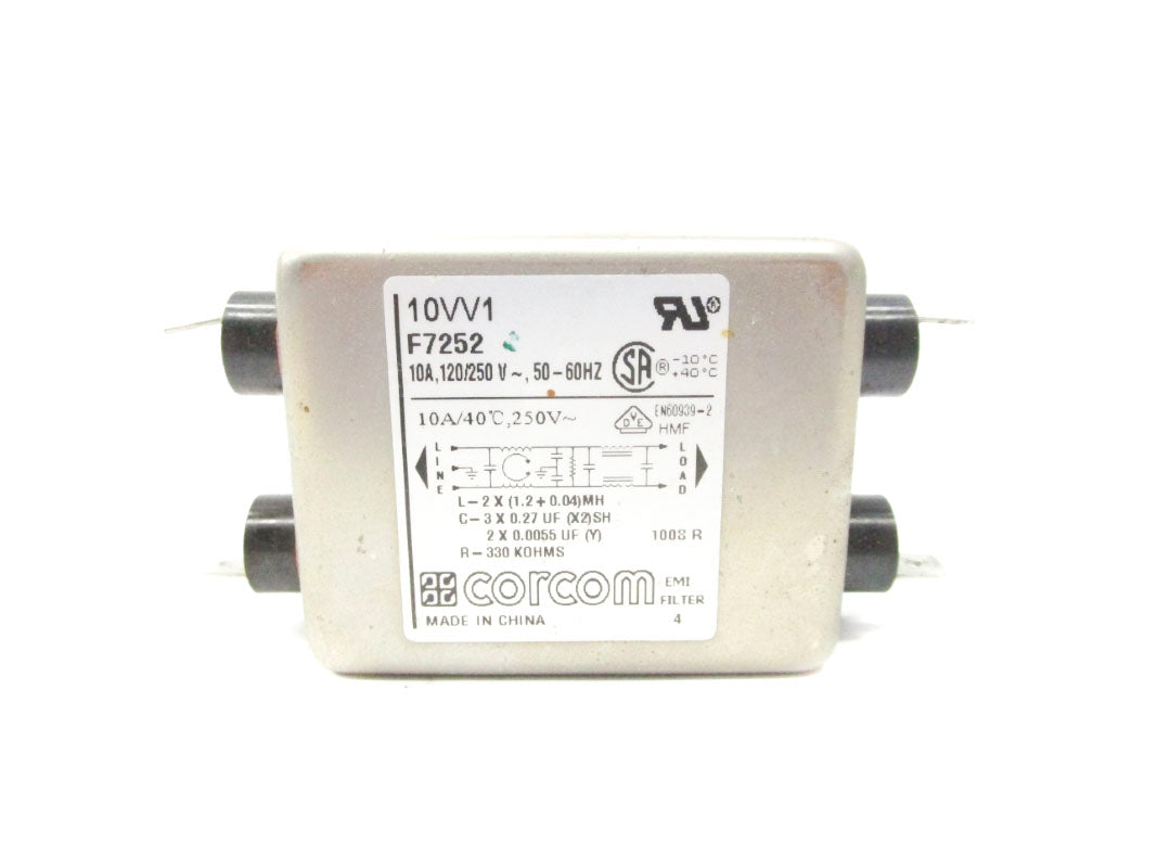 CORCOM F7252 120/250V 10A UNMP