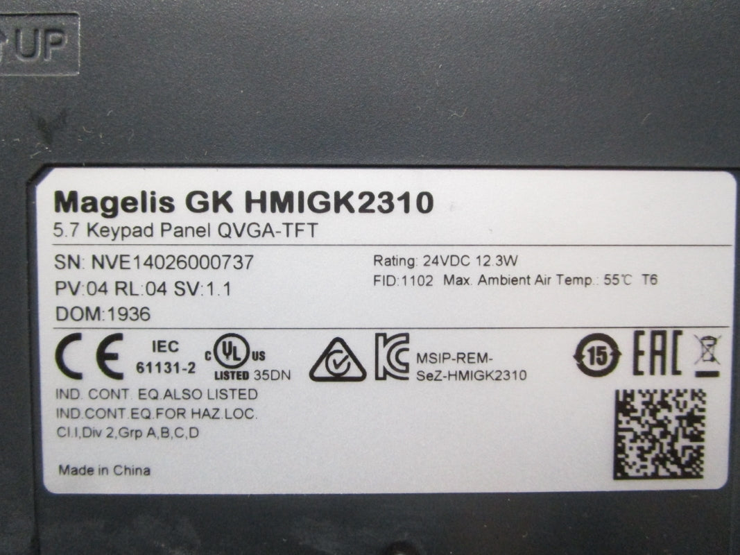 SCHNEIDER ELECTRIC HMIGK2310 24VDC NSNP