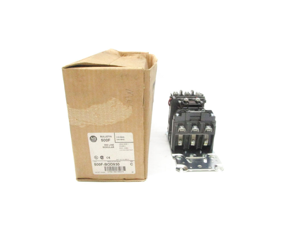 ALLEN BRADLEY 500F-BOD930 SER. C 115-120V 27A NSMP