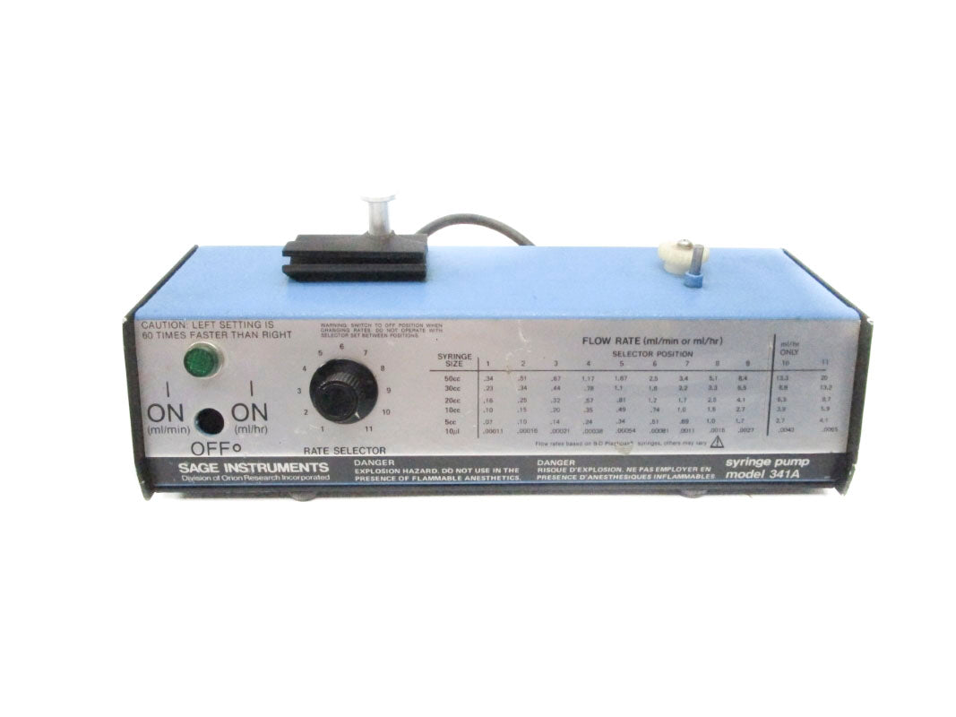 SAGE INSTRUMENTS 341A 115V 0.1A UNMP