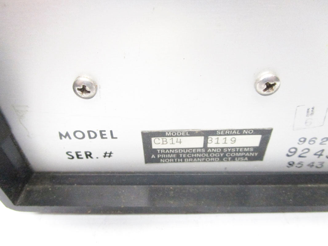 TRANSDUCERS & SYSTEMS CB14 UNMP