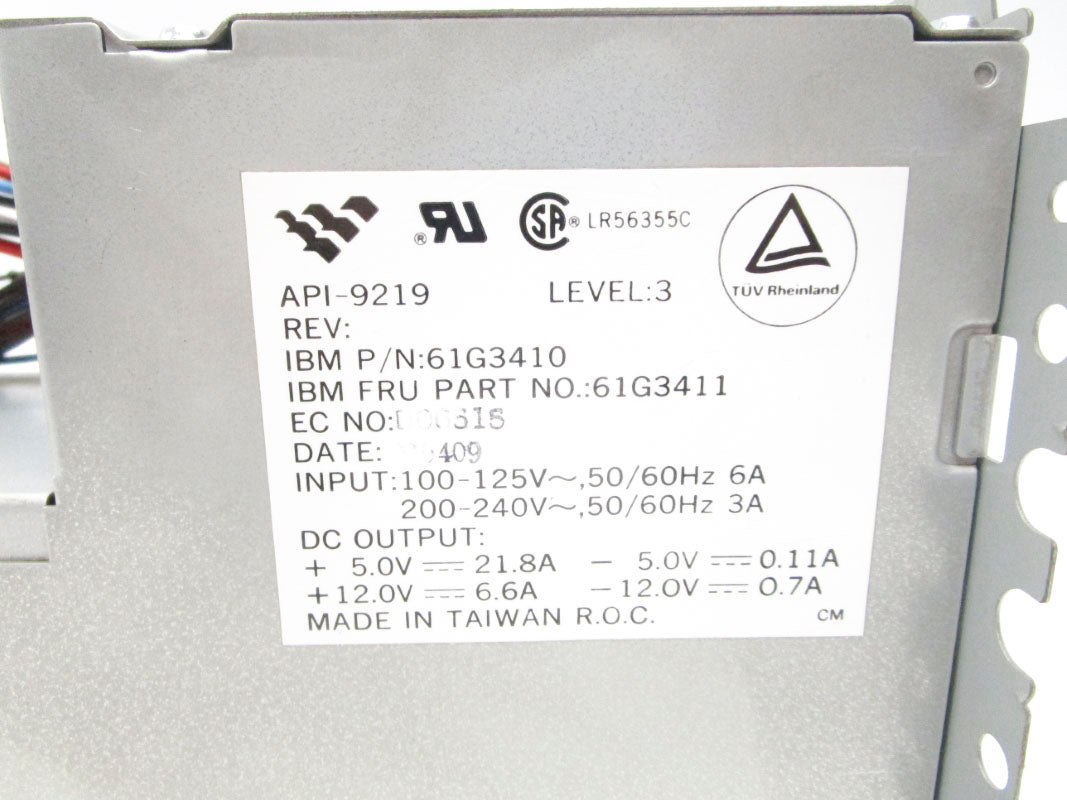 INDUSTRIAL MRO API-9219 61G3411 240V 6A NSNP