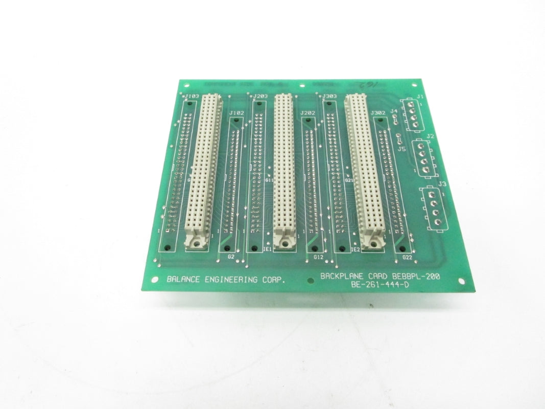 BALANCE ENGINEERING CORP. BE-261-444-D UNMP