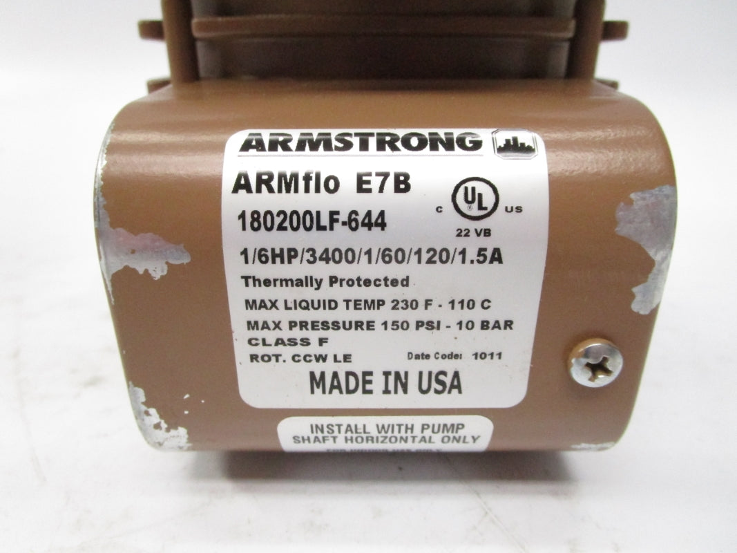 ARMSTRONG 180200LF-644 120V 1.5A 150PSI NSMP