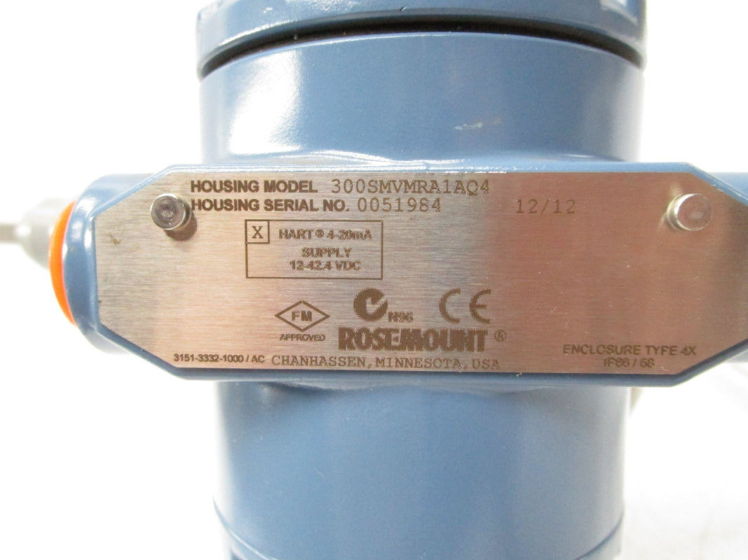 ROSEMOUNT 3051SFA1S025CCDPS1T100T31JA1A5RLQ4F0018 24VDC 1001.900PSI NSNP