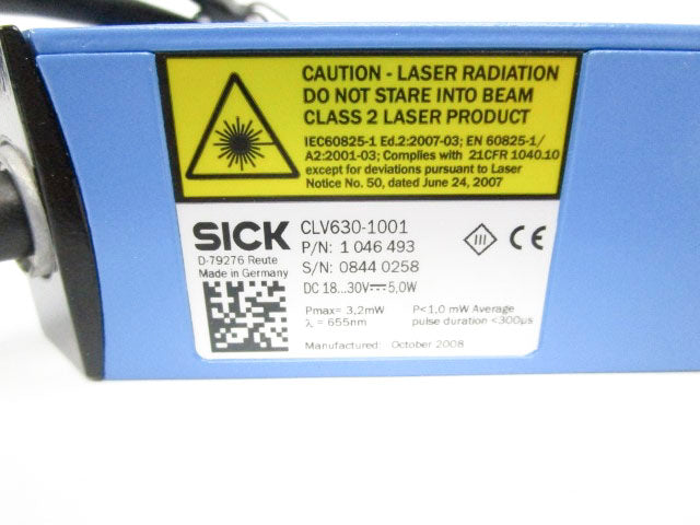 SICK CLV630-1001 1046493 18-30VDC NSMP