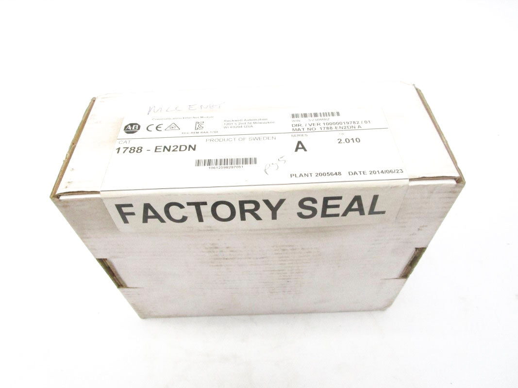 ALLEN BRADLEY 1788-EN2DN SER. A F/W 2.010 DATE: 2014 NSFS