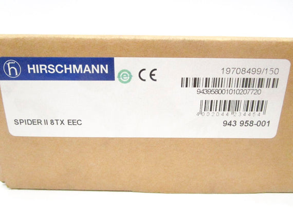 HIRSCHMANN SPIDERII8TXEEC 943958-001 9.6-32VDC NSMP