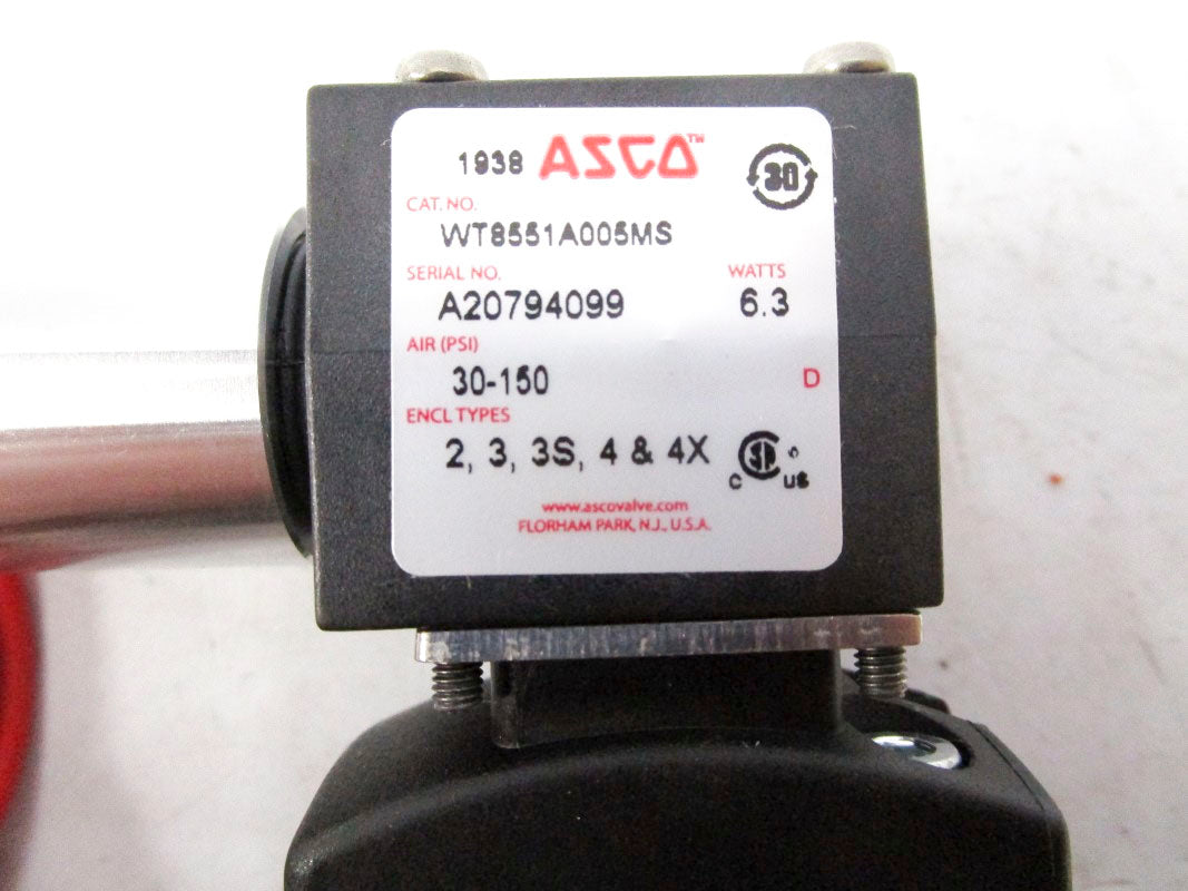 ASCO WT8551A005MS 30-150PSI NSNP