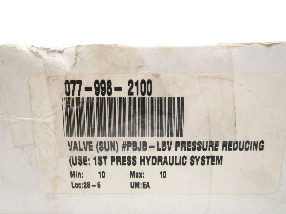 SUN PBJB-LVB 10PSI NSMP