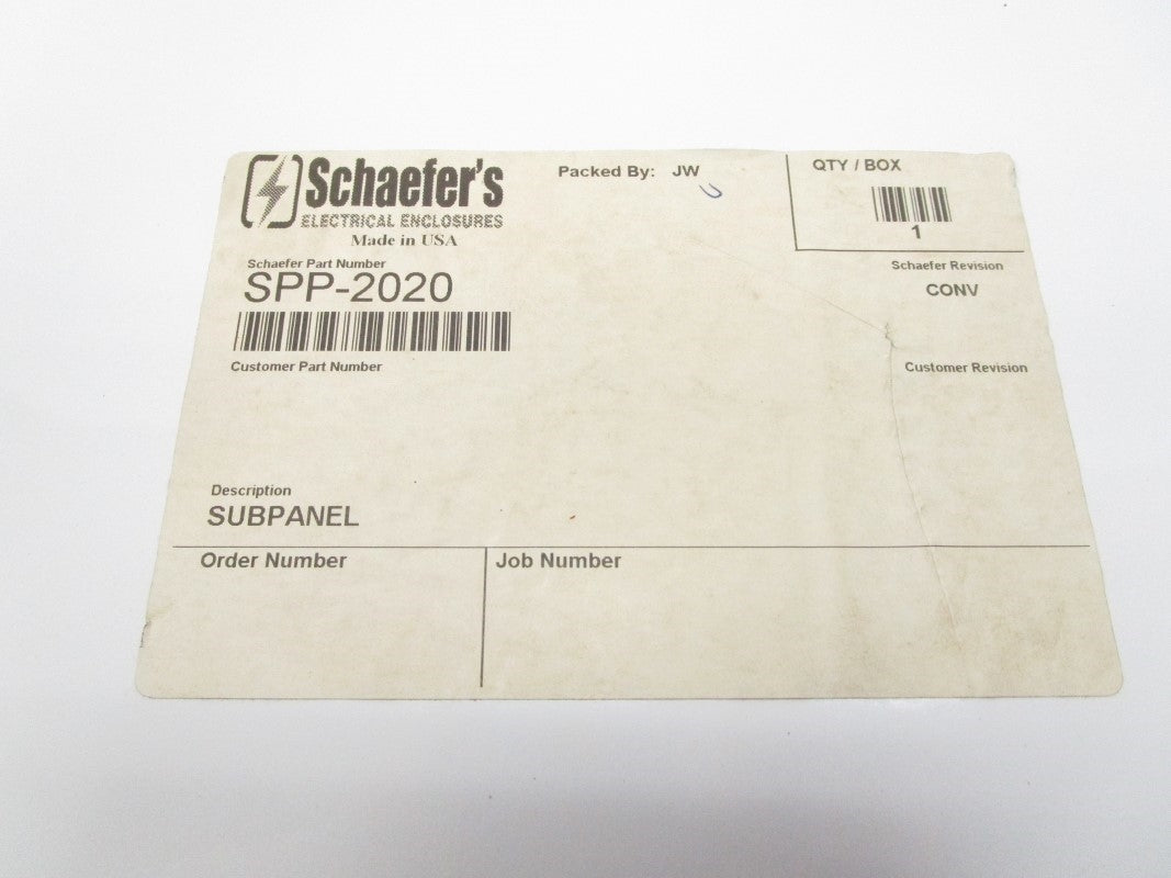 SCHAEFERS SPP-2020 NSNP
