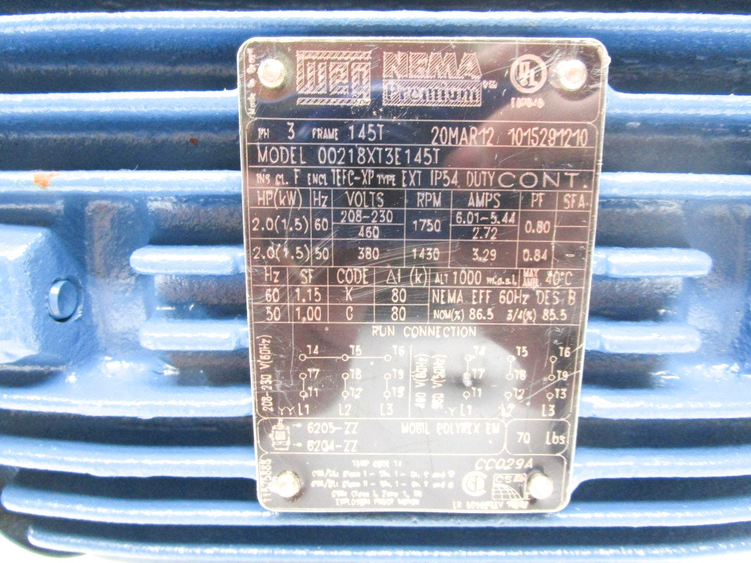 WEG 00218XT3E145T NSNP