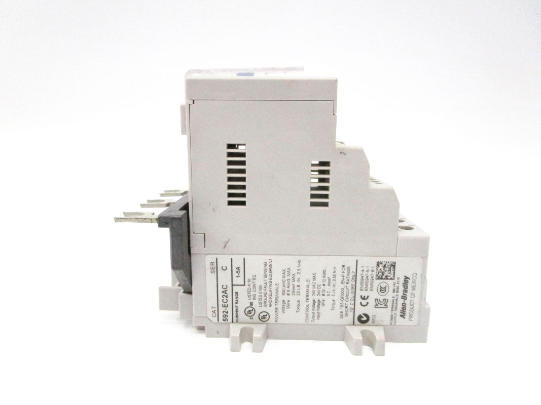 ALLEN BRADLEY 592-EC2AC SER. C 600VAC 1-5A NSNP