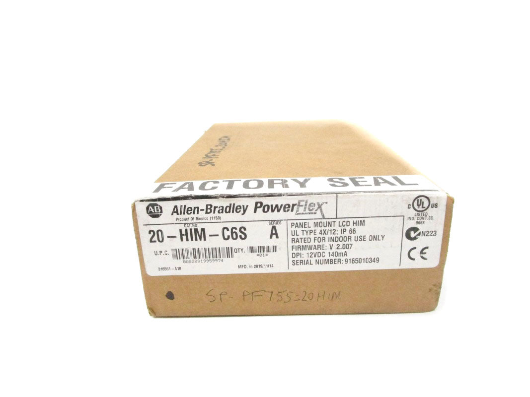 ALLEN BRADLEY 20-HIM-C6S SER. A 12VDC F/W 2.007 DATE: 2019 NSFS