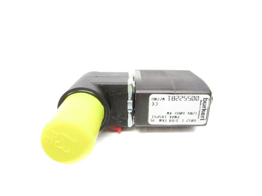 BURKERT 6012C3/64FKM 00552281 120V 145PSI NSNP