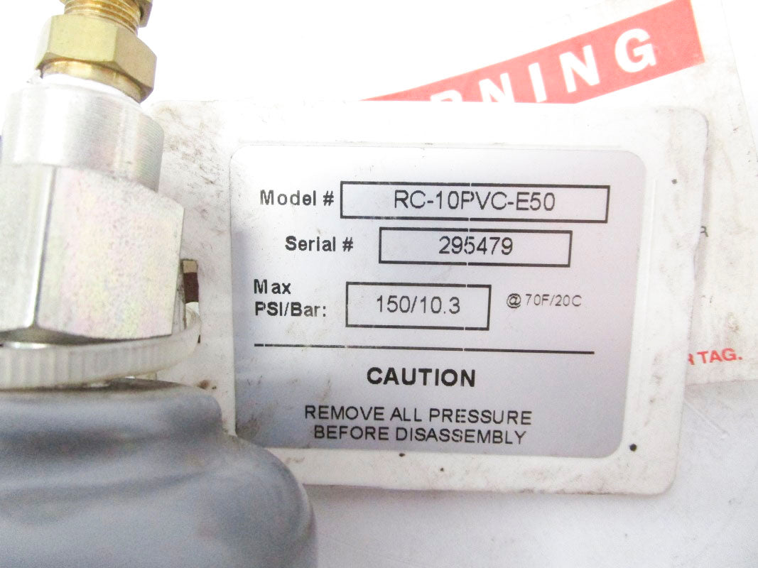 BLACOH RC-10PVC-E50 150PSI UNMP