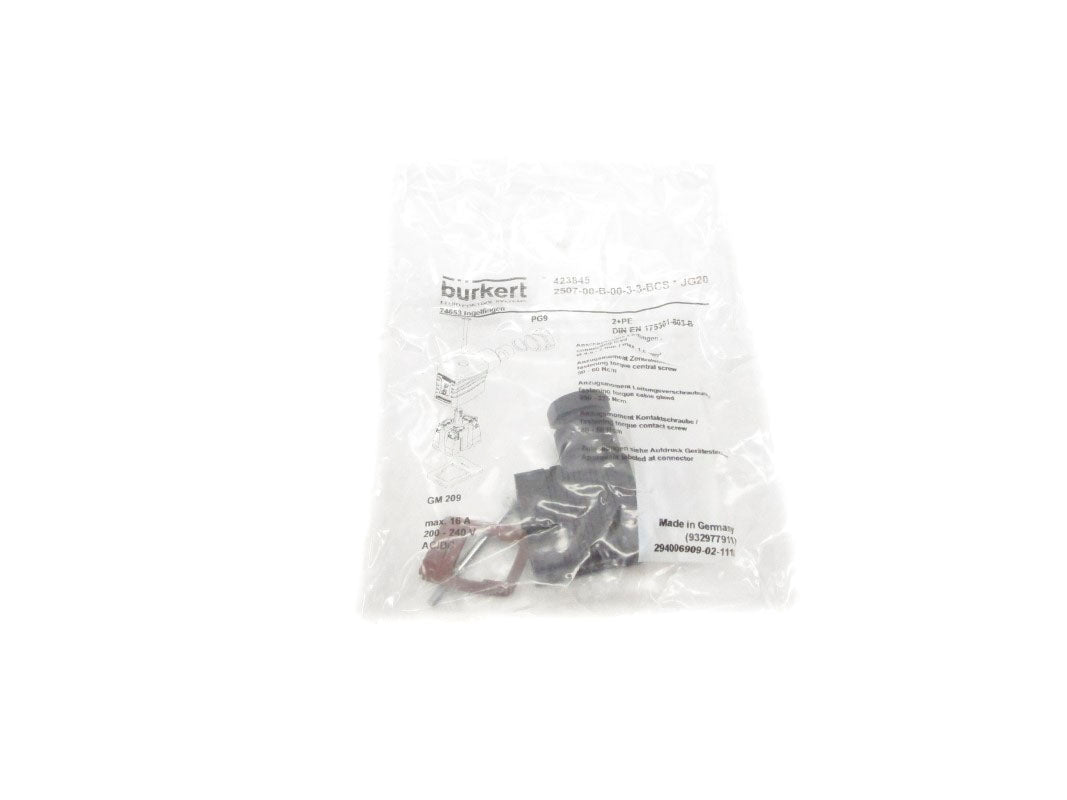 BURKERT 2507-00-B-00-3-3-BCS*JG20 423845 NSMP
