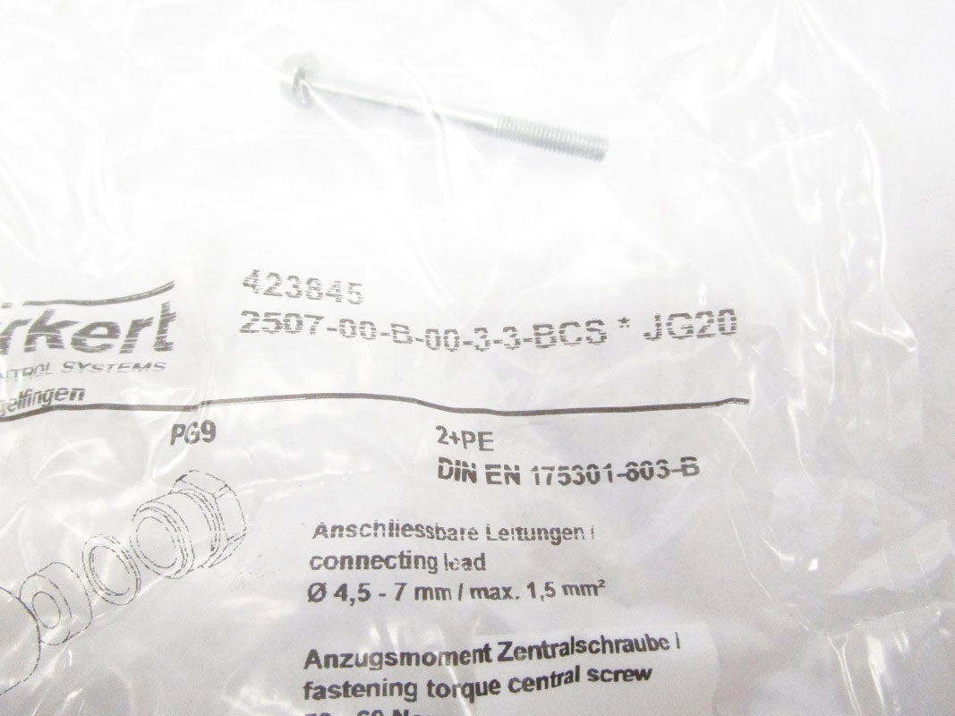 BURKERT 2507-00-B-00-3-3-BCS*JG20 423845 NSMP