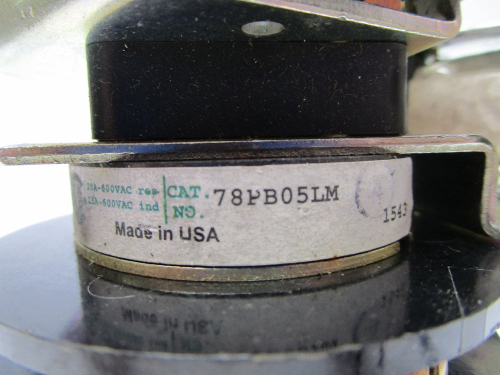 ELECTROSWITCH 78PB05LM 20A 600VAC UNMP