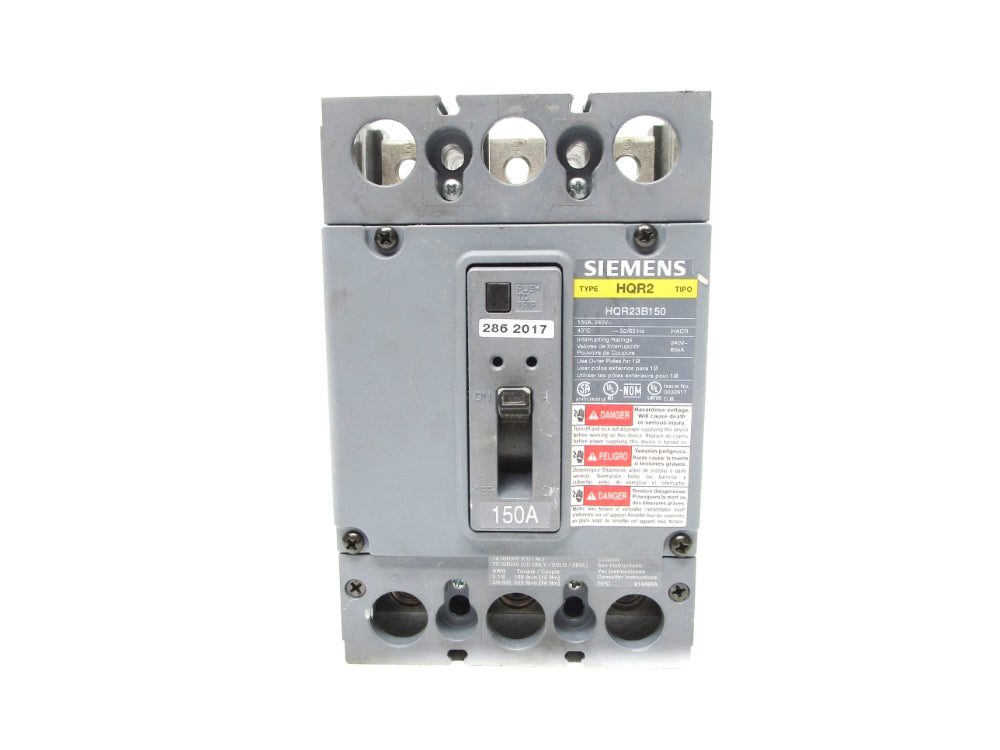 SIEMENS HQR23B150 150A 240V NSNP