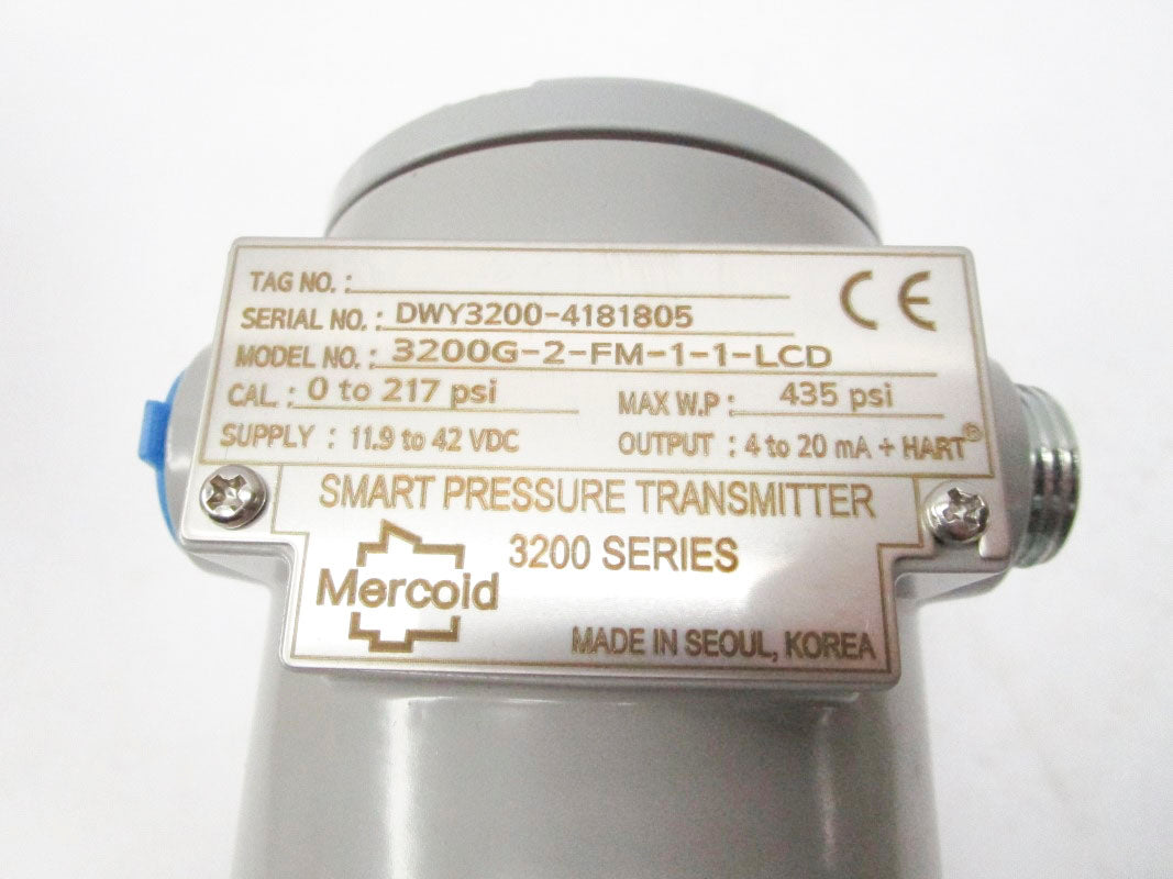 MERCOID 3200G-2-FM-1-1-LCD 11.9-42VDC 435PSI NSMP