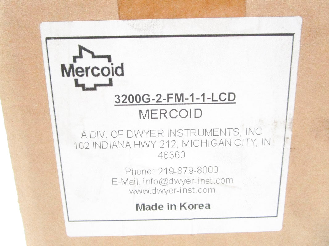 MERCOID 3200G-2-FM-1-1-LCD 11.9-42VDC 435PSI NSMP
