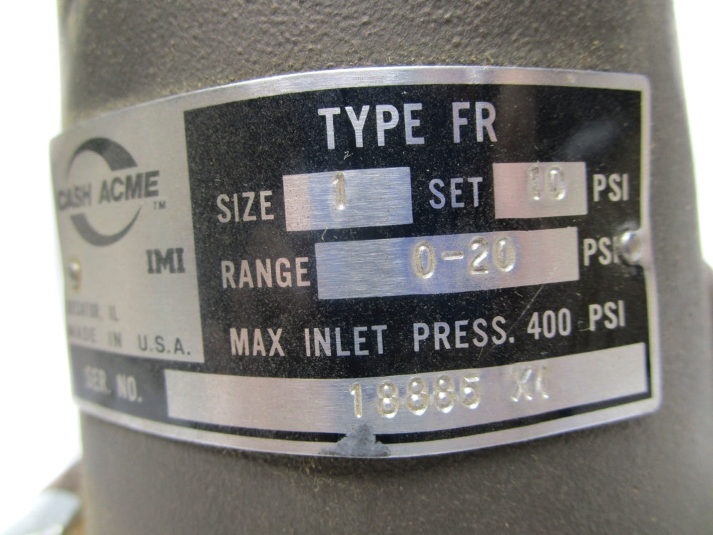 CASH ACME FR 0-20PSI NSMP