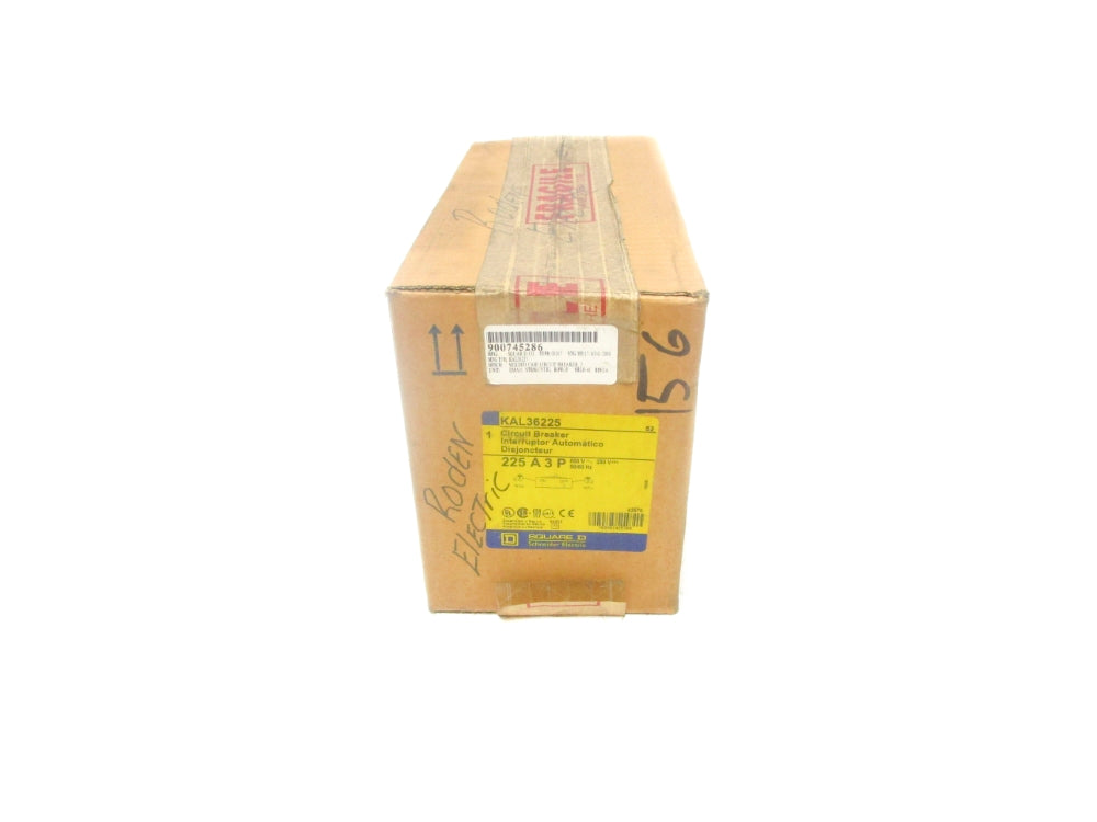 SQUARE D KAL36225 600V 225A NSFS