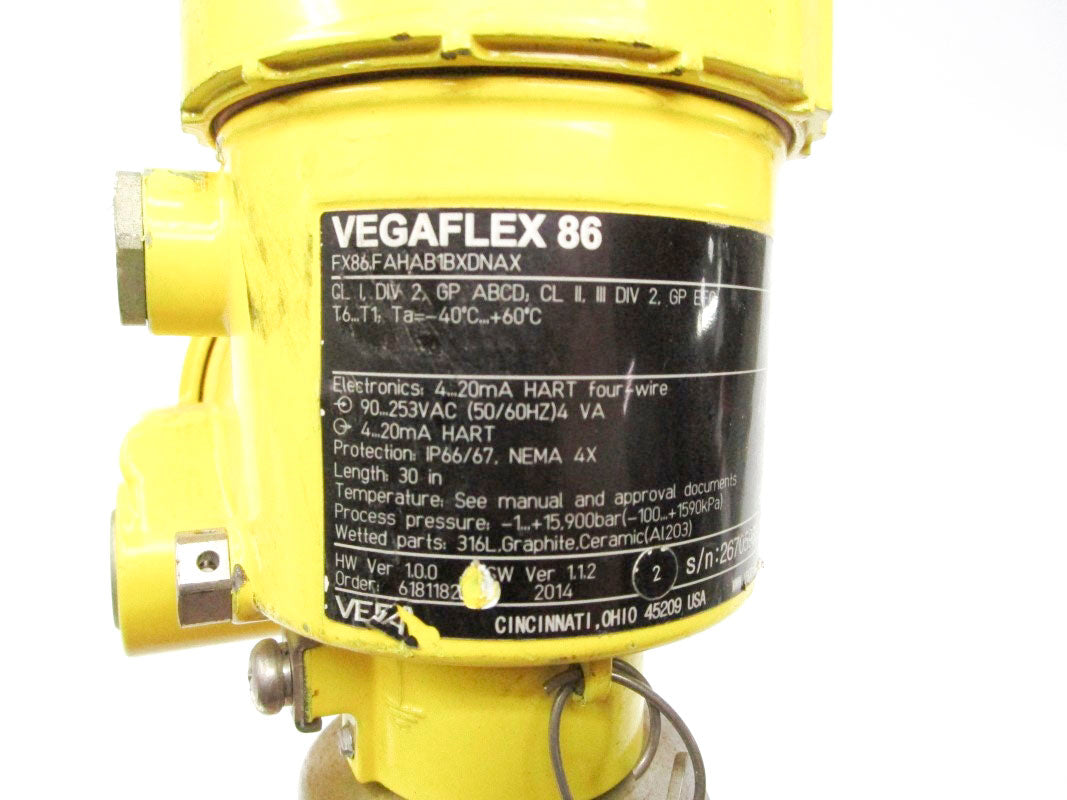 VEGA FX86.FAHAB1BXDNAX 90-253VAC 30" UNMP
