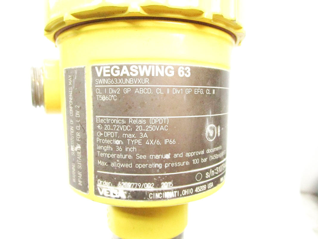 VEGA SWING63.XUNBVXUR 20-250VAC 3A UNMP