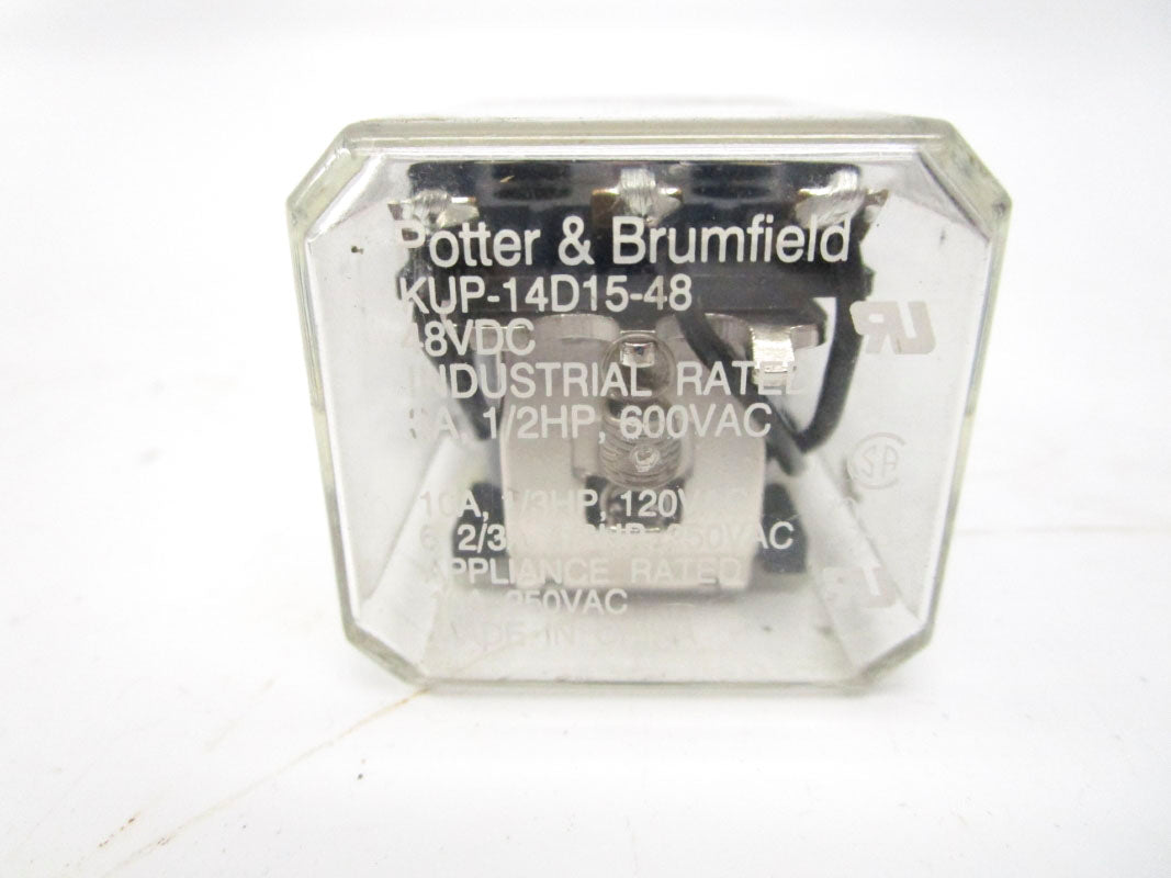 POTTER&BRUMFIELD KUP-14D15-48 48VDC 3A NSNP