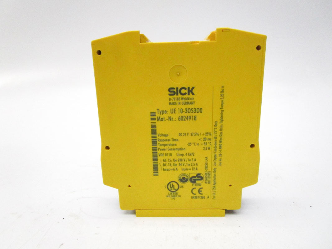 SICK UE10-3OS3D0 6024918 24VDC 6A NSNP