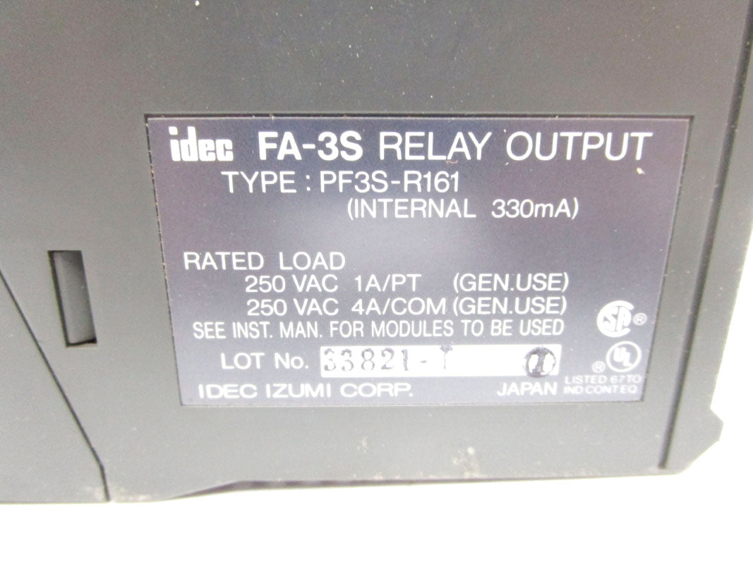 IDEC PF3S-R161 250VAC 4A UNMP