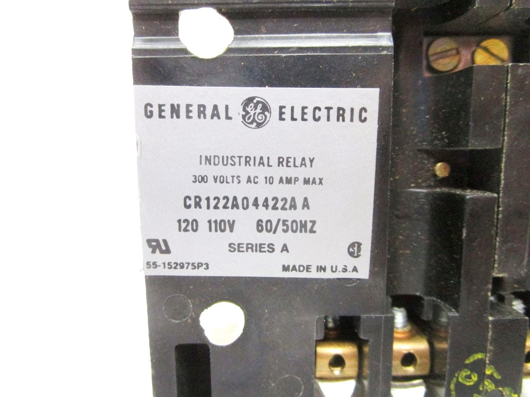 GENERAL ELECTRIC CR122A04422AA SER. A 110/120V 10A UNMP