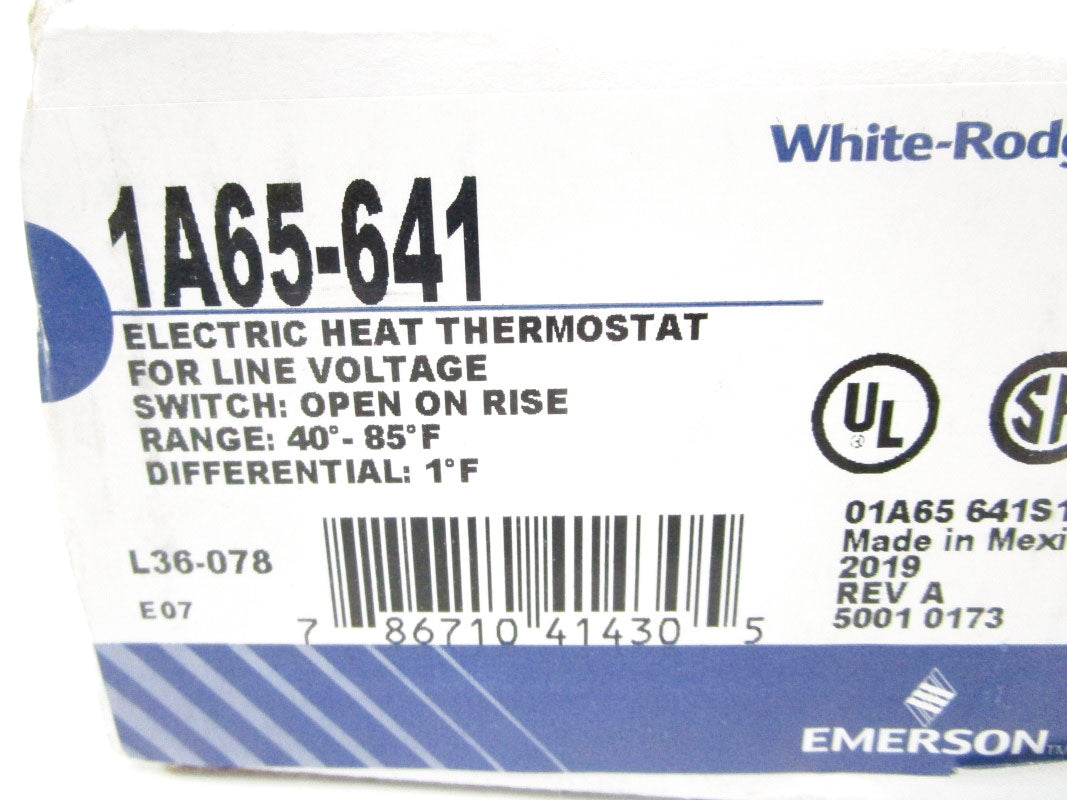 WHITE RODGERS 1A65-641 40-85'F NSMP