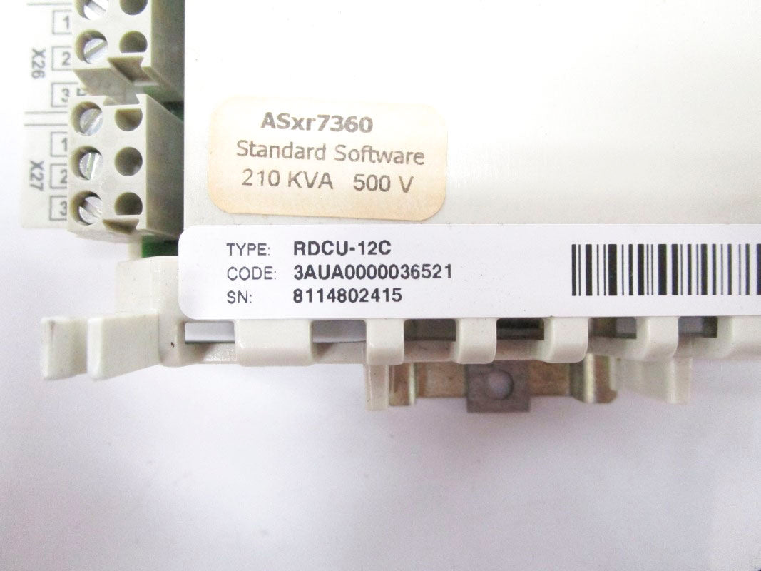 INDUSTRIAL MRO 3AUA0000036521 RDCU-12C 500V UNMP