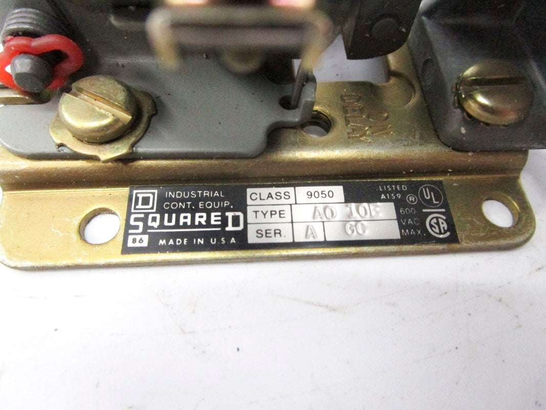 SQUARE D 9050AO10E SER. A 600VAC NSNP