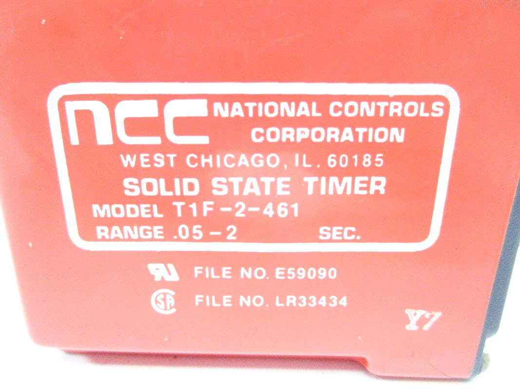 NCC T1F-2-461 120VAC 10A .05-2S UNMP