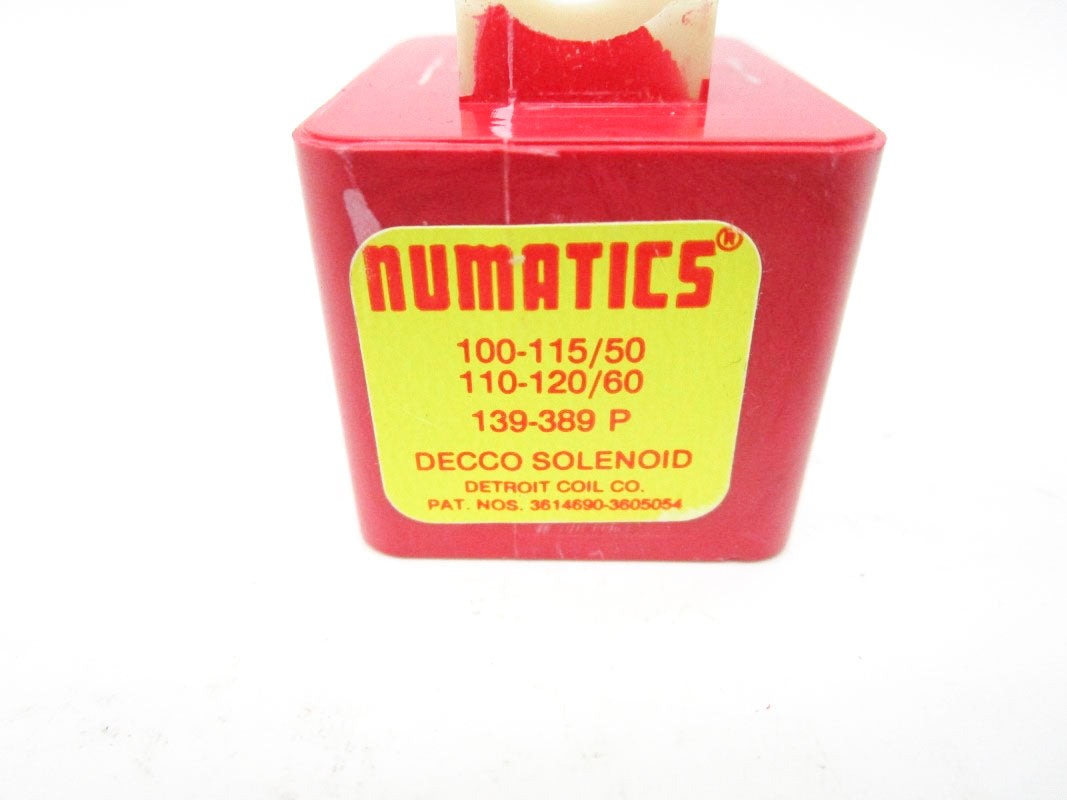 NUMATICS 139-389P 120V NSNP