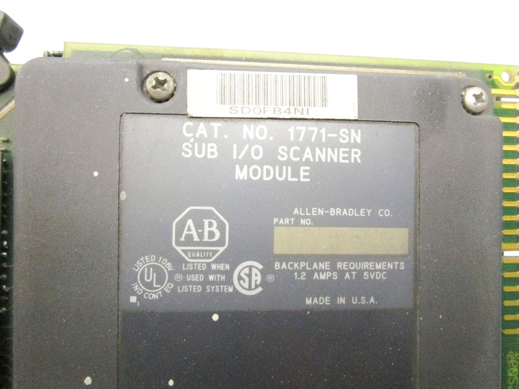 ALLEN BRADLEY 1771-SN SER. A F/W A UNMP