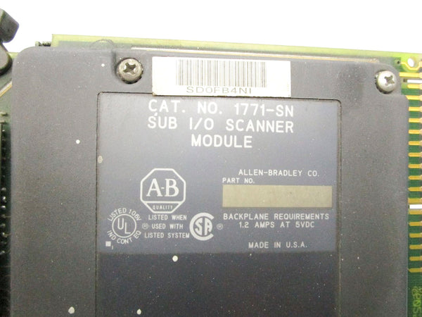 ALLEN BRADLEY 1771-SN SER. A F/W A UNMP