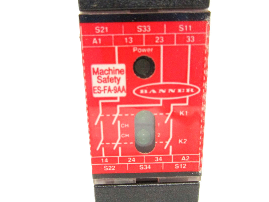 BANNER ENGINEERING ES-FA-9AA 250VAC 6A UNMP