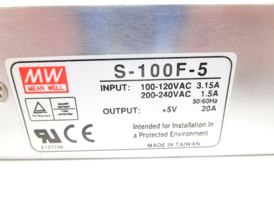 MEAN WELL S-100F-5 240VAC 1.5A NSNP
