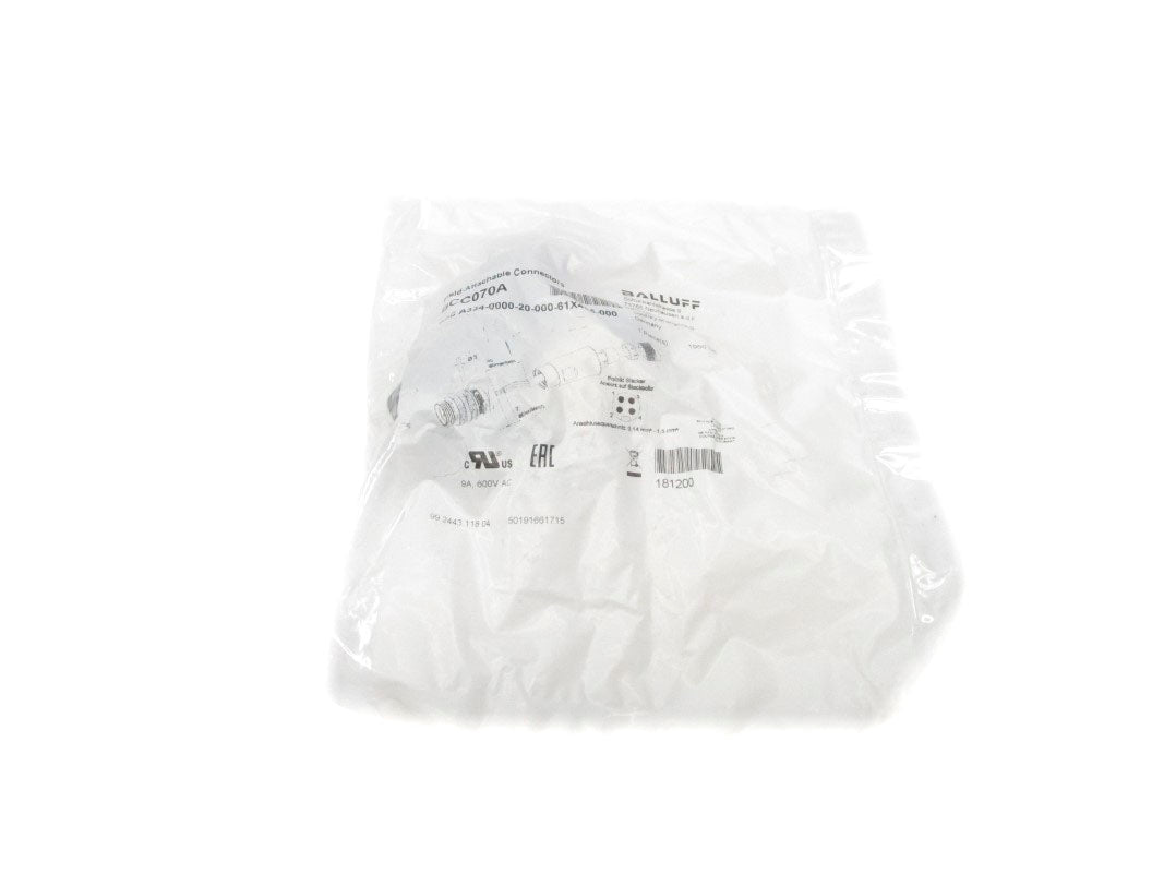 BALLUFF BCCA334-0000-20-000-61X4A5-000 BCC070A NSMP