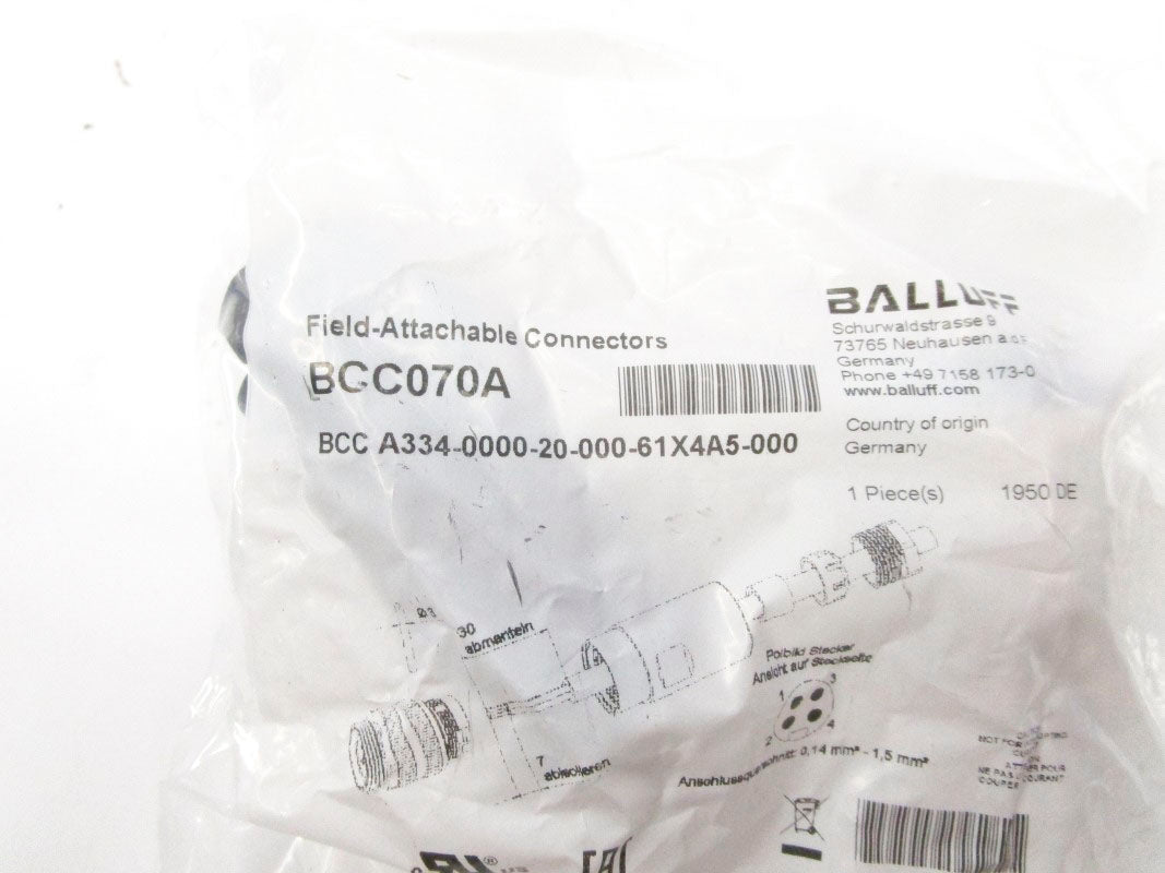 BALLUFF BCCA334-0000-20-000-61X4A5-000 BCC070A NSMP